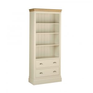 New England Tall Bookcase With Drawers regarding proportions 1000 X 1000