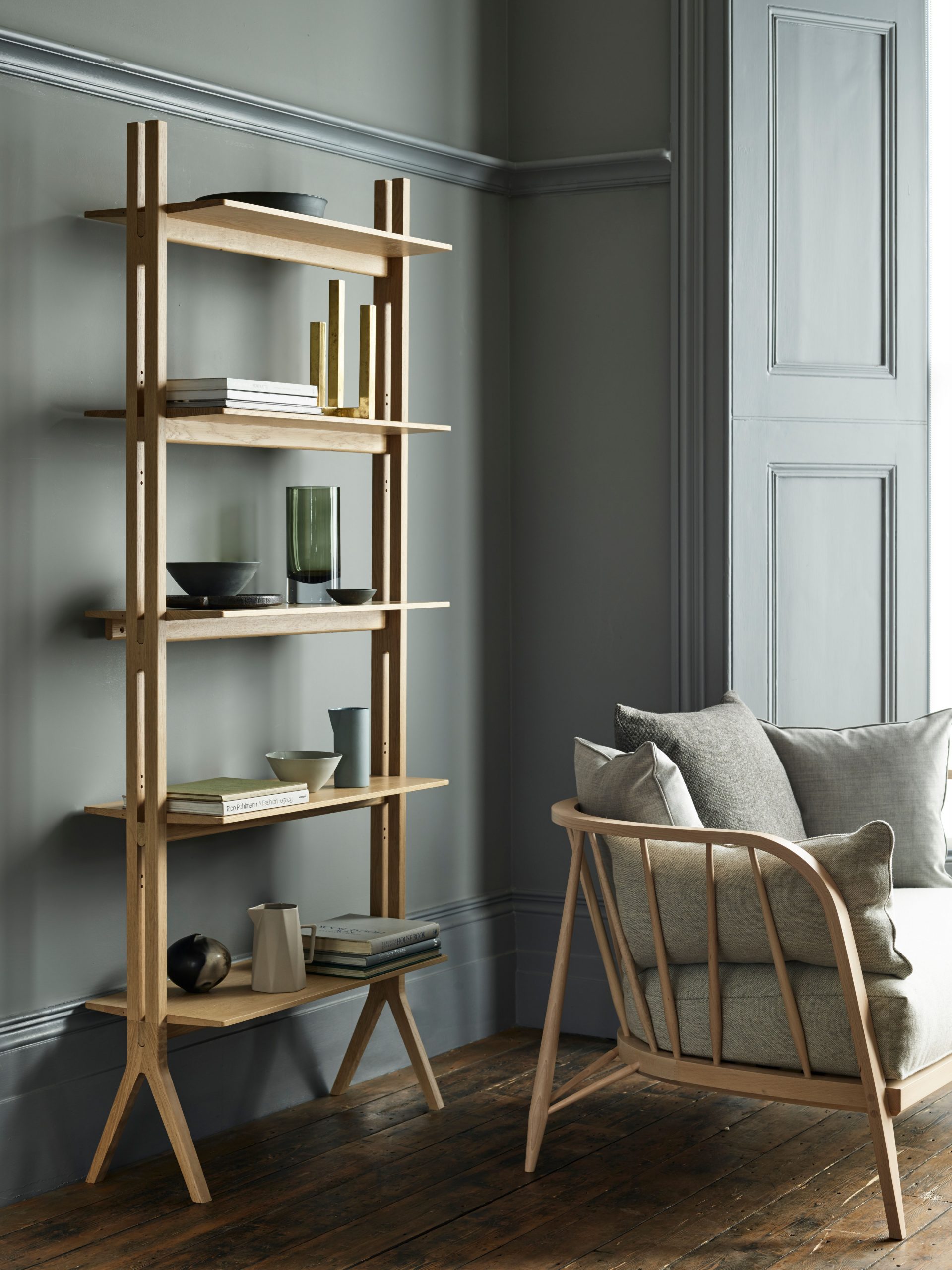 Pero Tall Shelving Unit In 2020 Shelves Small Sofa Ercol for size 5998 X 8000