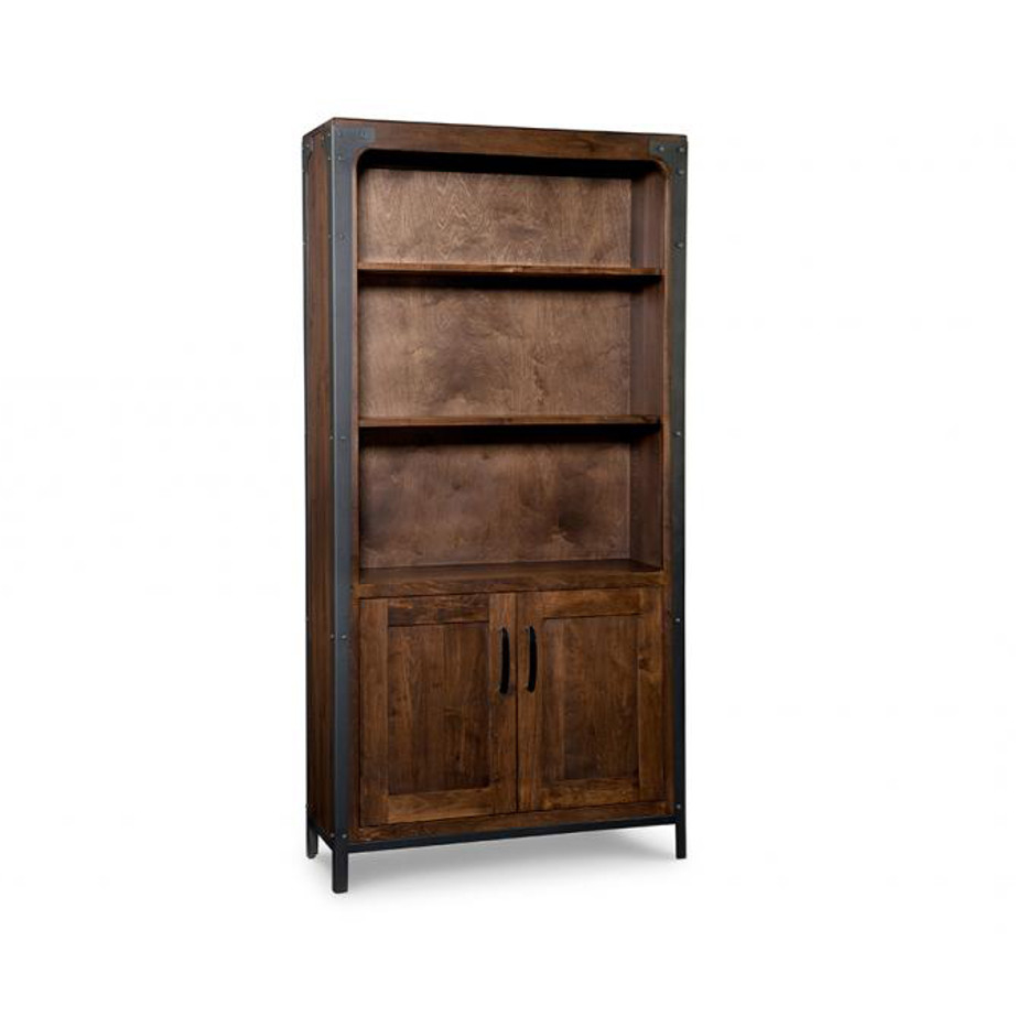 Portland Bookcase Home Envy Furnishings Solid Wood inside measurements 922 X 922