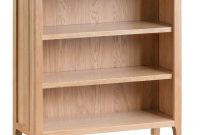 Scandia Light Oak Low Wide Bookcase within size 952 X 1000