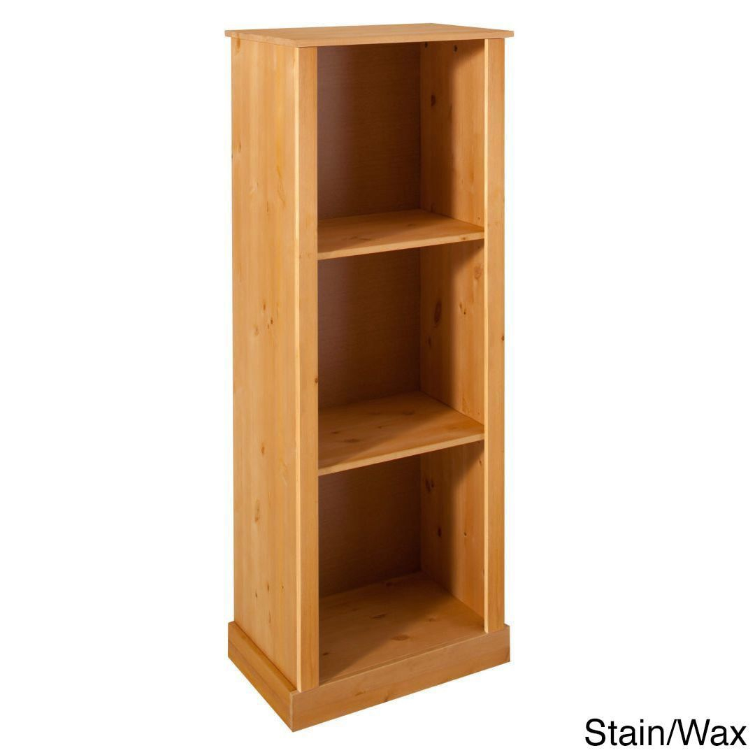 Scandinavian Lifestyle Chicago Solid Pine Bookcase Stain in sizing 1080 X 1080