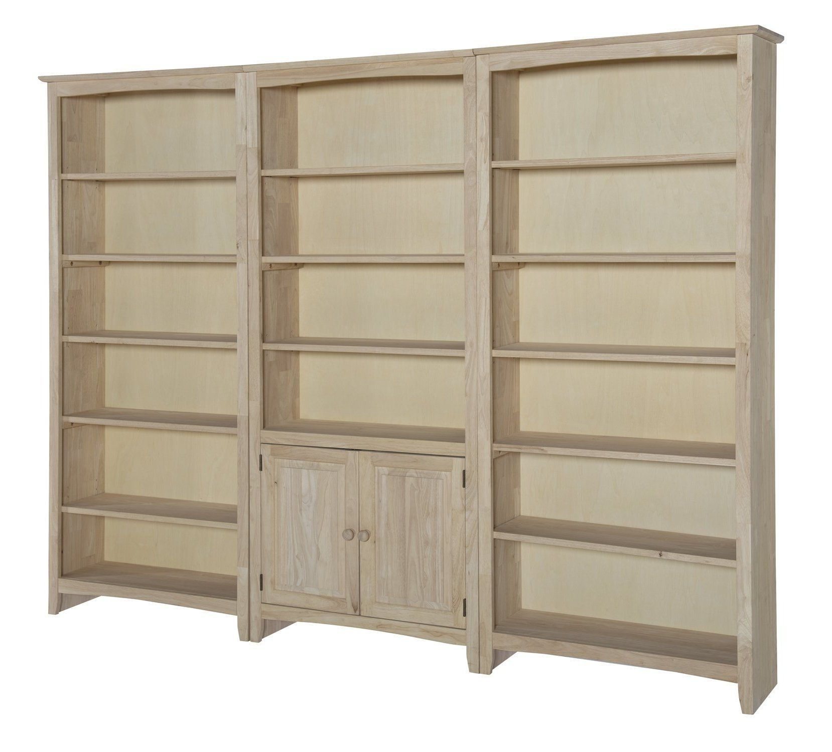 Shaker Hardwood Bookcase 32 Wide X 36 Tall Left Side intended for proportions 1658 X 1500