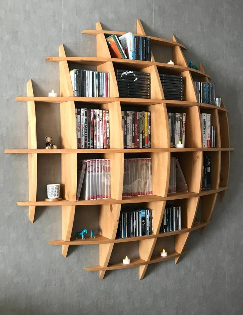 Shelves 140cm In Diameter Solid Wood inside proportions 794 X 1032