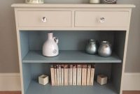 Small Bookcase With Drawers Baskervilleross On Etsy throughout measurements 1125 X 1500