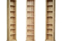 Solid Pine Or Oak 7ft Tall Narrow Slim Jim Bookcase Tall with measurements 1024 X 768