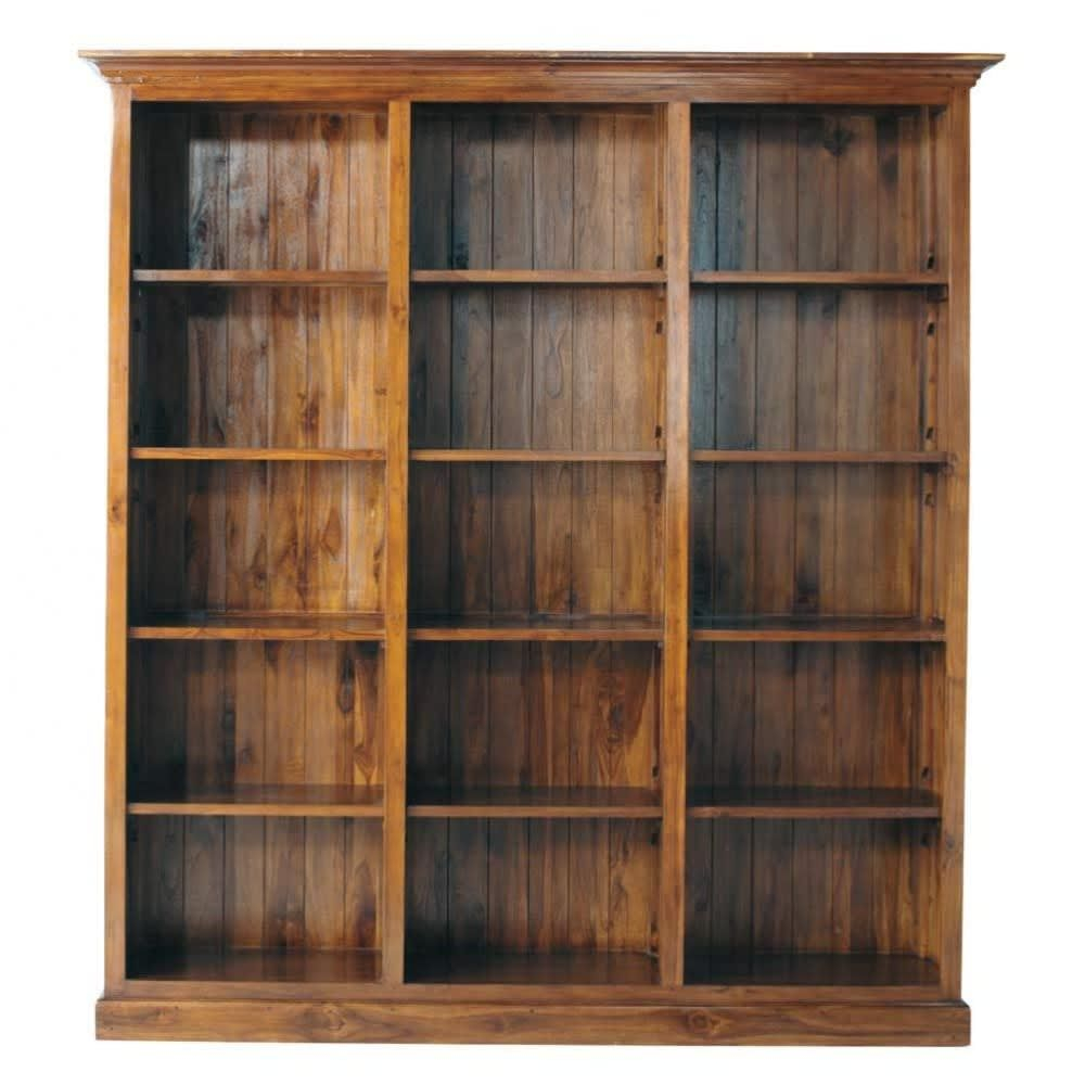Stained Solid Teak Bookcase Bookcase Open Bookcase within sizing 1000 X 1000