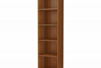 Tall Narrow Bookcase 5 Shelf Bookshelves Home Office Storage Furniture Adjustabl with sizing 1500 X 1500