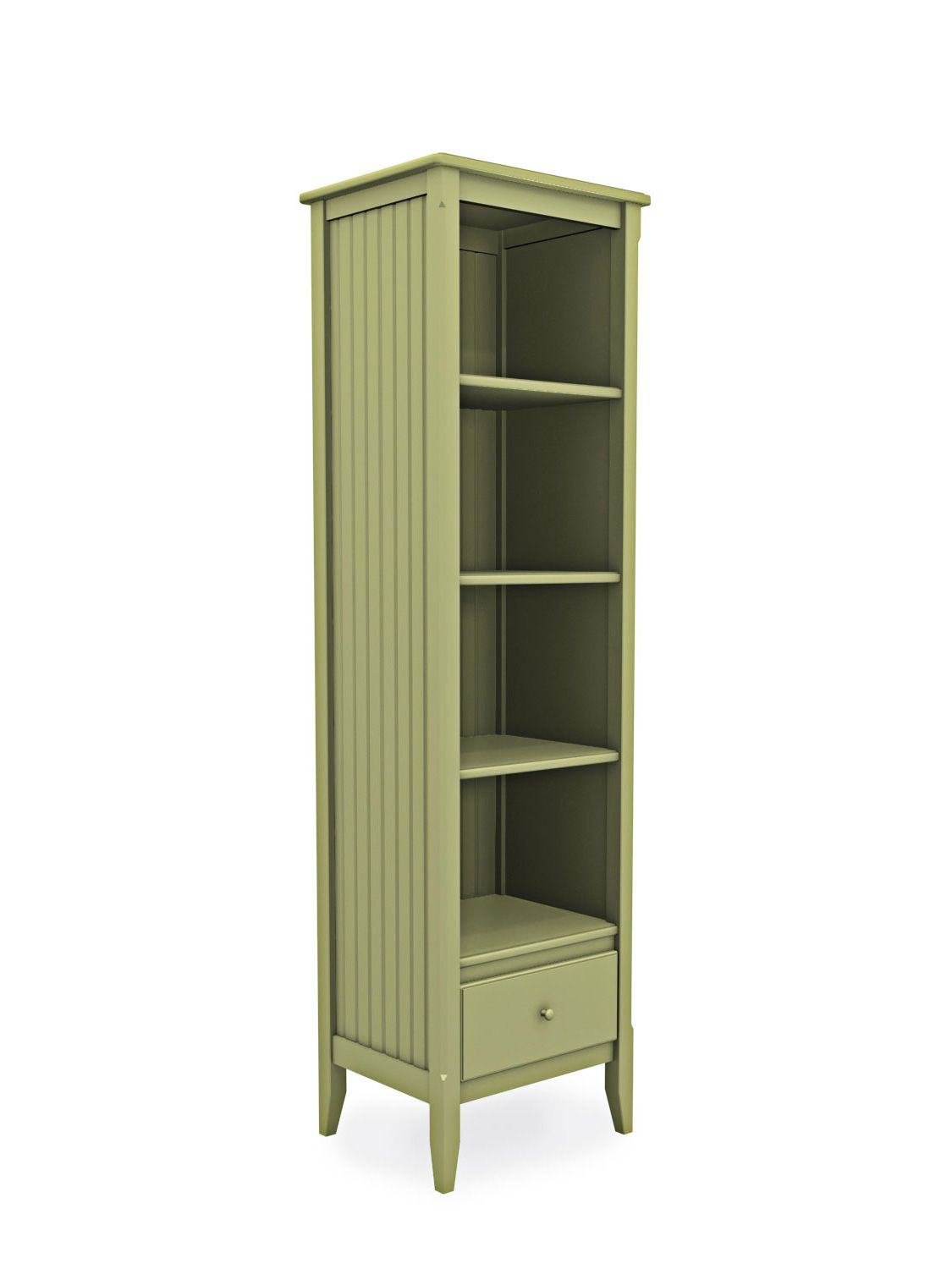 Tall Narrow Cottage Bookcase With Drawer Tall Narrow in sizing 1125 X 1500