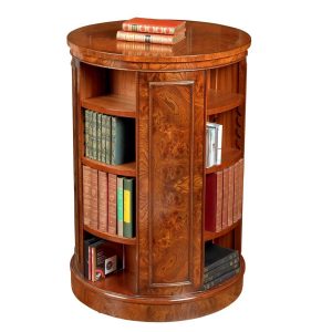 Tall Revolving Elm Round Bookcase Revolving Bookcase inside proportions 1200 X 1200