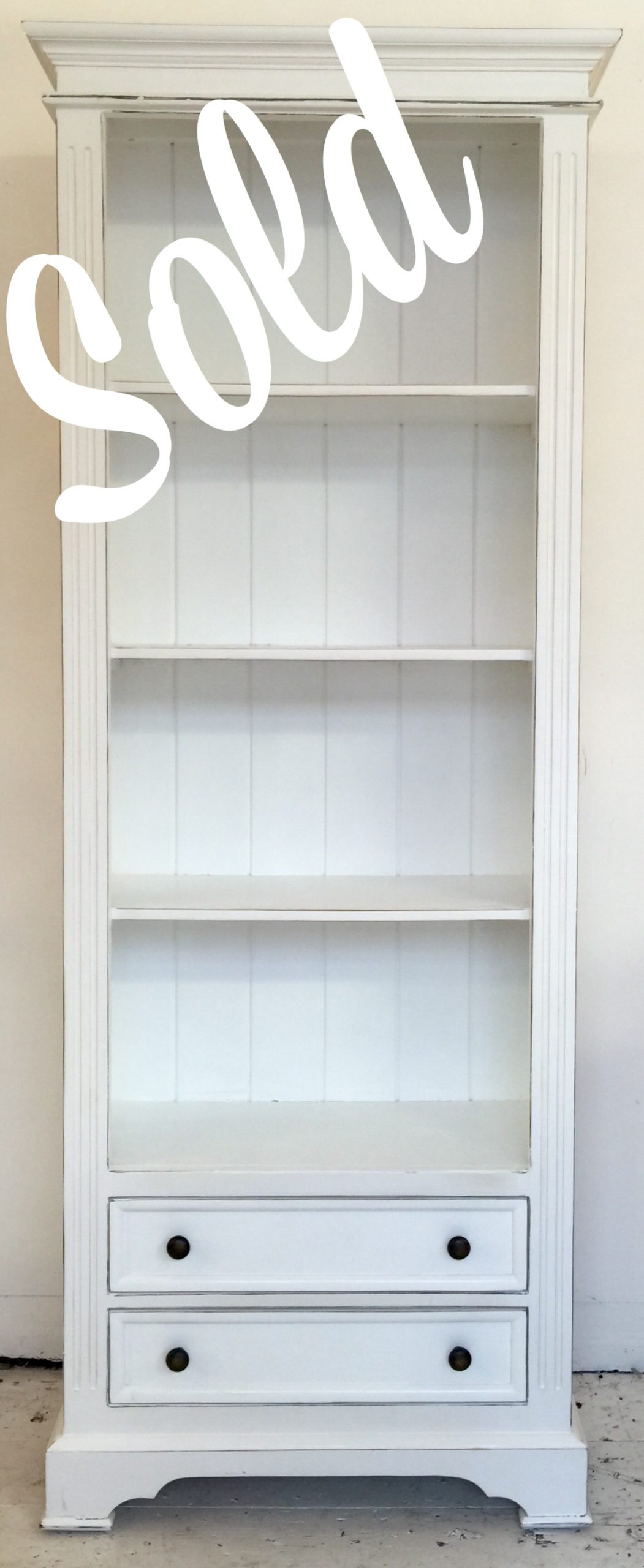 Tall White Bookcase With Drawers with measurements 1158 X 2821