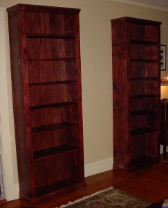Tall Wood Bookcase Pair Of Custom 8 Foot Tall Bookcases in dimensions 846 X 1045