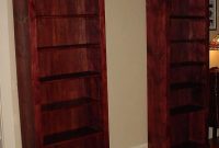Tall Wood Bookcase Pair Of Custom 8 Foot Tall Bookcases within size 846 X 1045