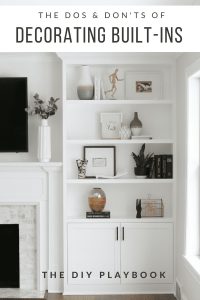 The Dos And Donts Of Decorating Built In Shelves The Diy throughout sizing 800 X 1200