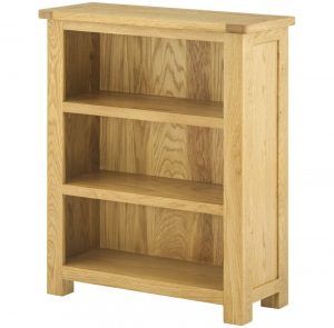 Thorncross Oak Small Bookcase Oak intended for size 1000 X 982