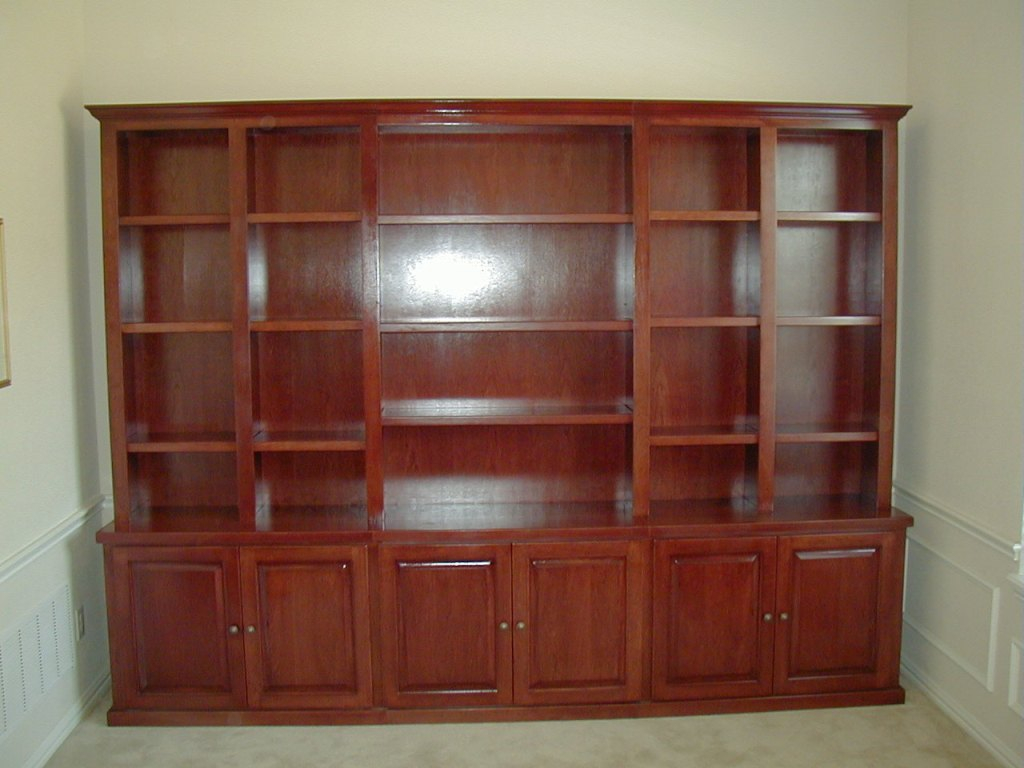 Unfinished Solid Wood Bookcases Royals Courage Cherry intended for sizing 1024 X 768