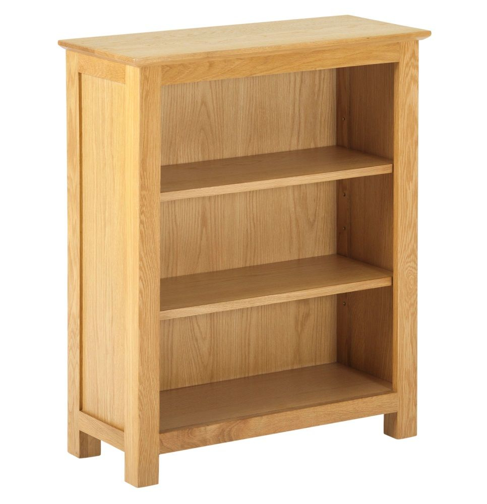 York Oak Small Bookcase with proportions 966 X 1000